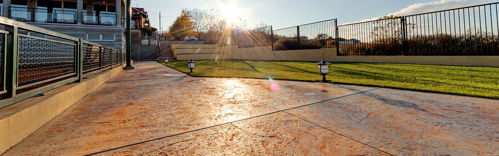 Professional Concrete Stamping services - Commercial concrete contractors in DeSoto, TX specializing in concrete stamping, stamped concrete, decorative stamping