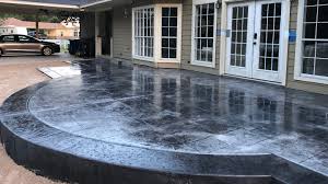 Professional Decorative Concrete services - Commercial concrete contractors in DeSoto, TX specializing in decorative concrete, stamped concrete, stained concrete
