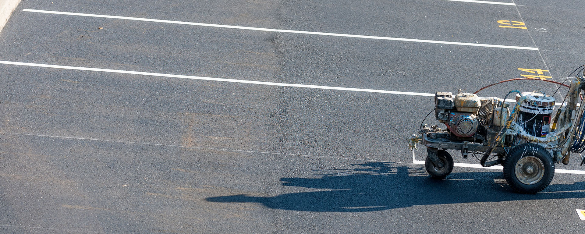 Professional Parking Lot Striping services - Commercial concrete contractors in DeSoto, TX specializing in parking lot striping, parking lot painting, lane striping